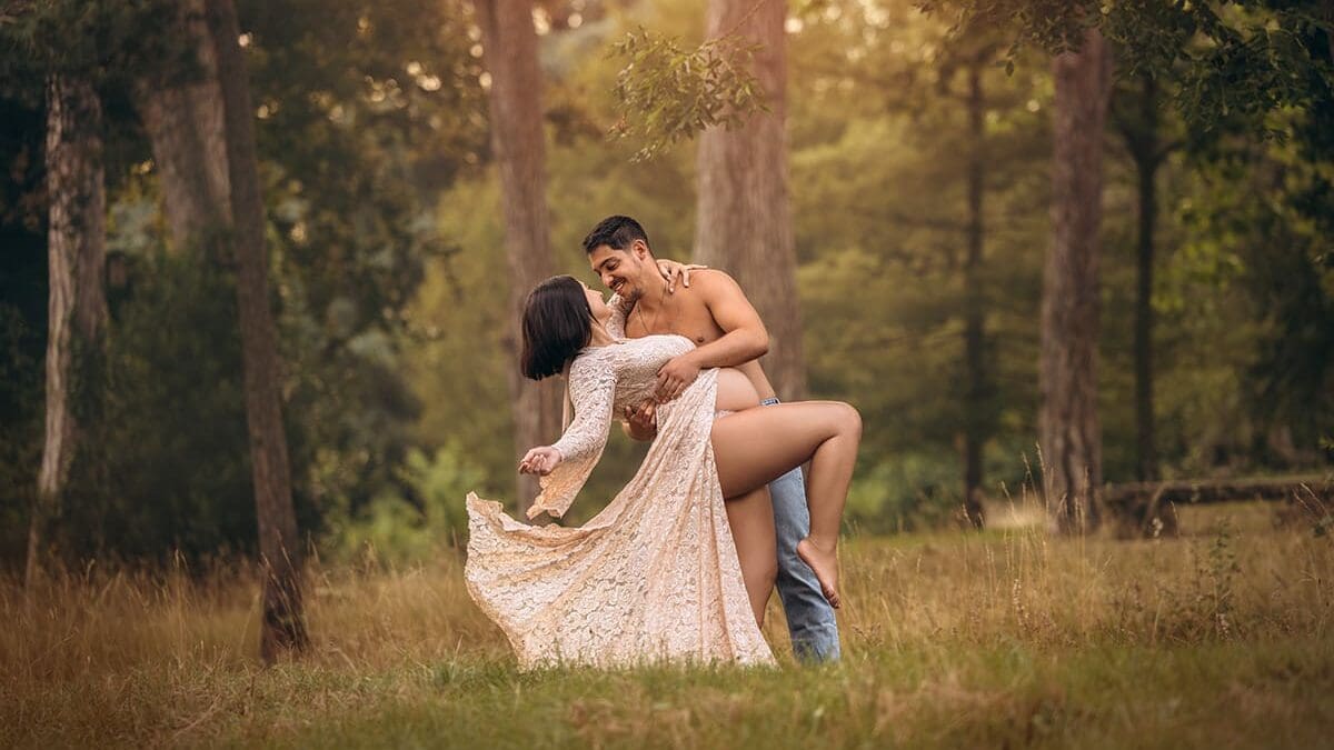 robe bohème séance photo grossesse molsheim